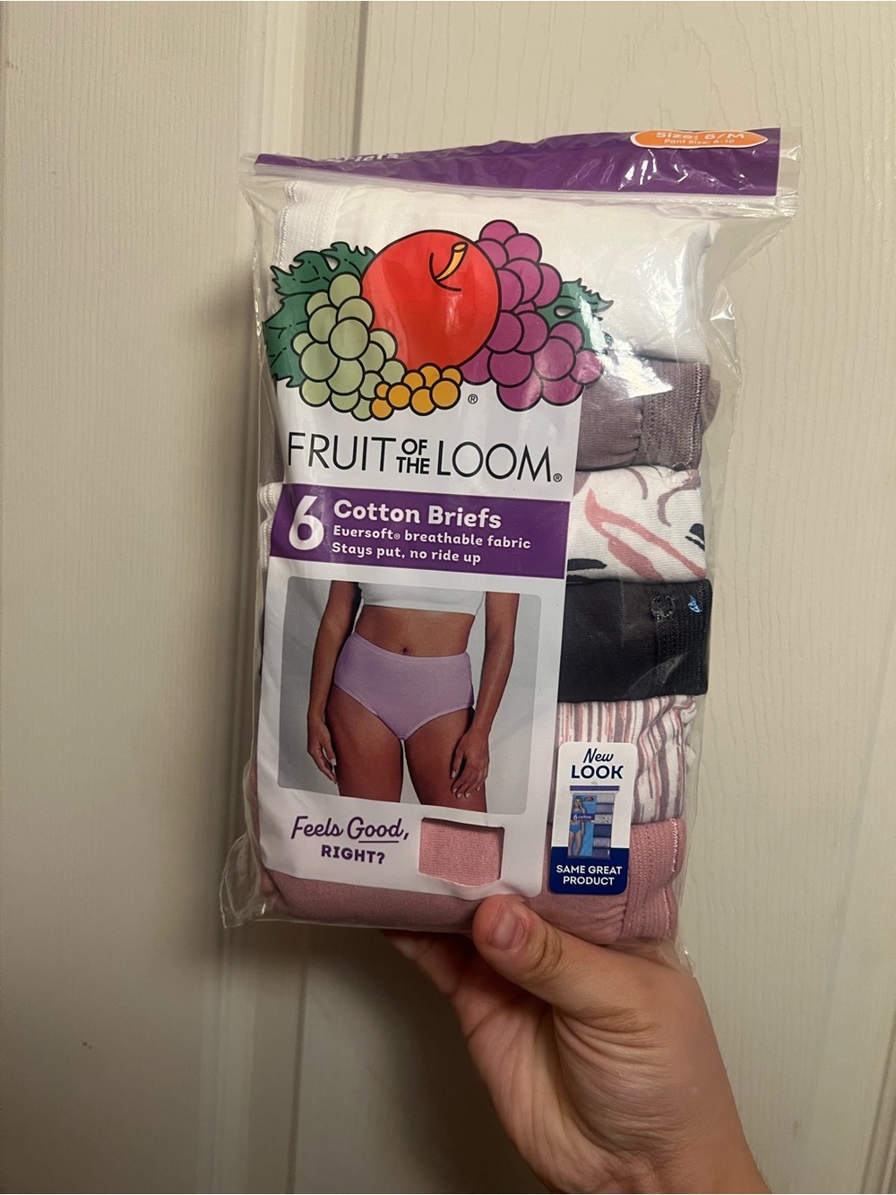 Fruit of the Loom Women's Briefs Bundle - Pink, White, Gray & Black